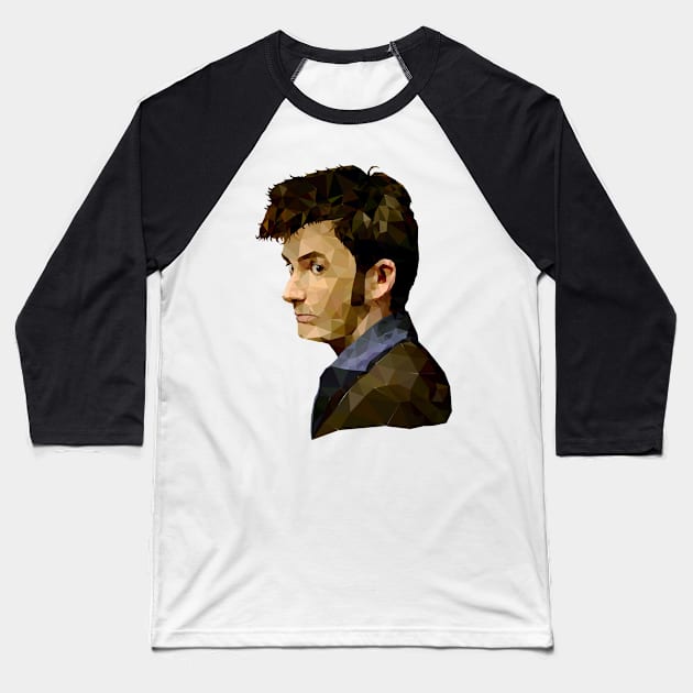 The TENth Doctor Baseball T-Shirt by SallyTaylor